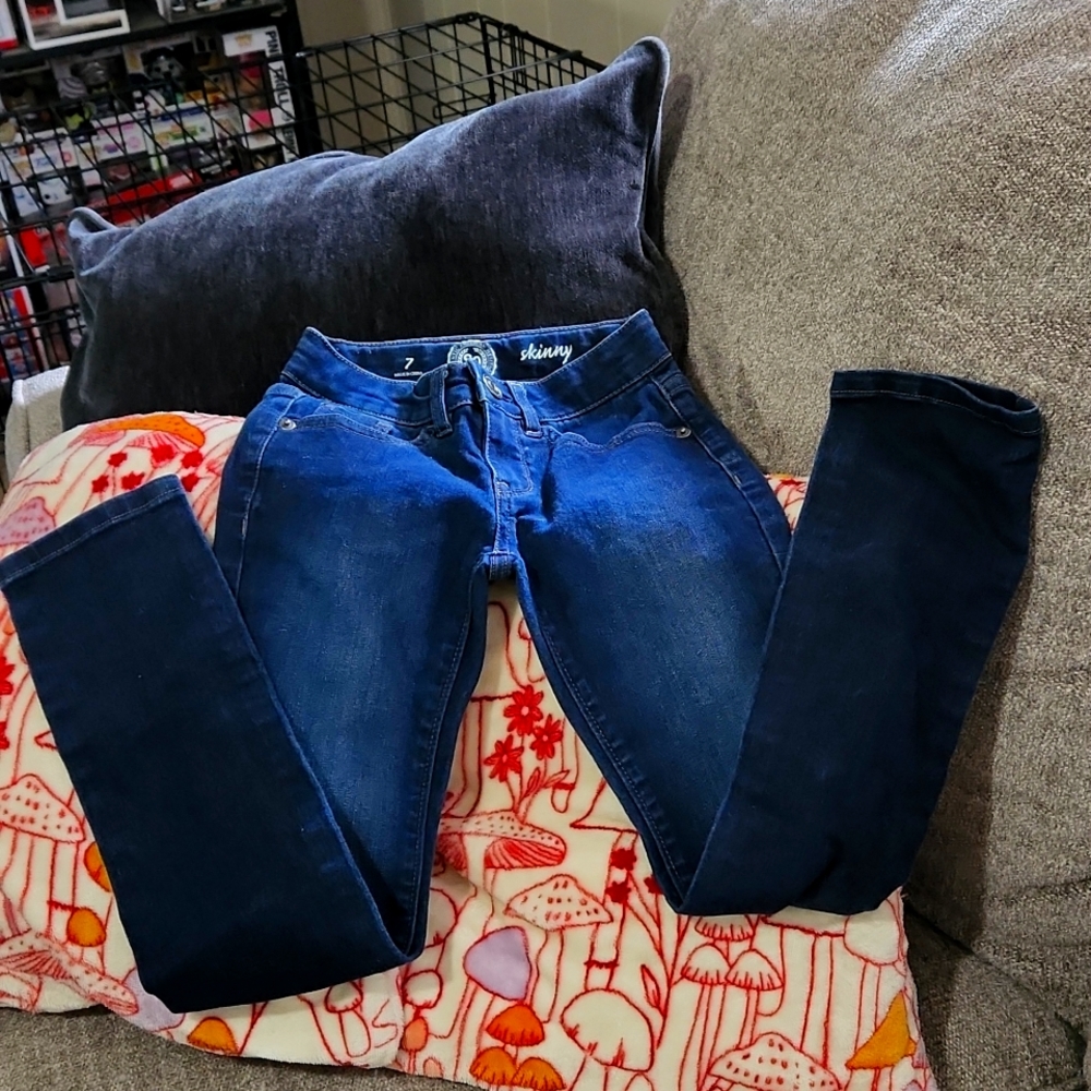Girls blue jeans